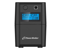 UPS (zasilacz awaryjny) POWERWALKER UPS LINE-INTERACTIVE 850VA 2X 230V PL OUT, RJ11 IN/OUT, USB, LCD VI 850 SE LCD
